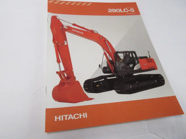 Hitachi Zaxis 290LC-5 Excavator Sales Brochure 8 Page