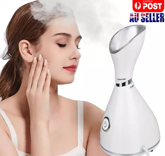 New Women Facial Steamer Nano Ionic Face Sprayer SPA Salon Skin Care Machine AU