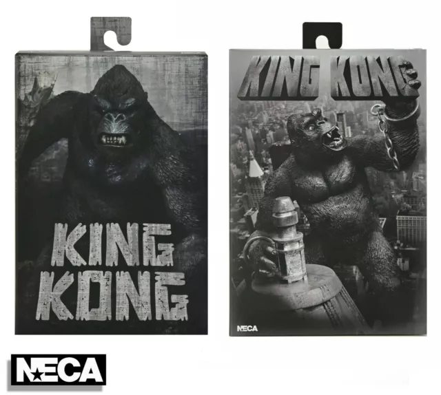 NECA King Kong Concrete Jungle Skull Island 7" Action Figures Official UK Boxed