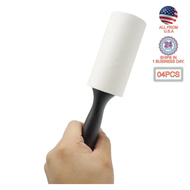 240 Sheets Sticky Lint Roller with Handle for Pet Hair Clothes Dog Hair Remover