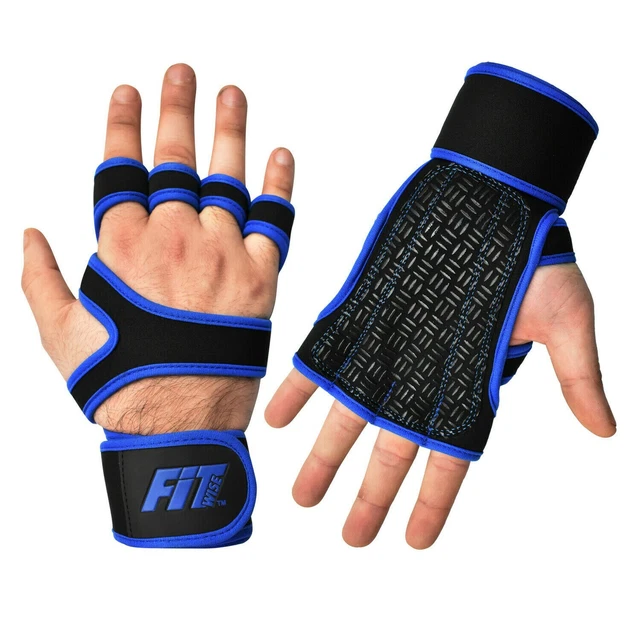 Workout Gloves Men Wrist Support Weight Lifting Body Fitness Training Gym Straps