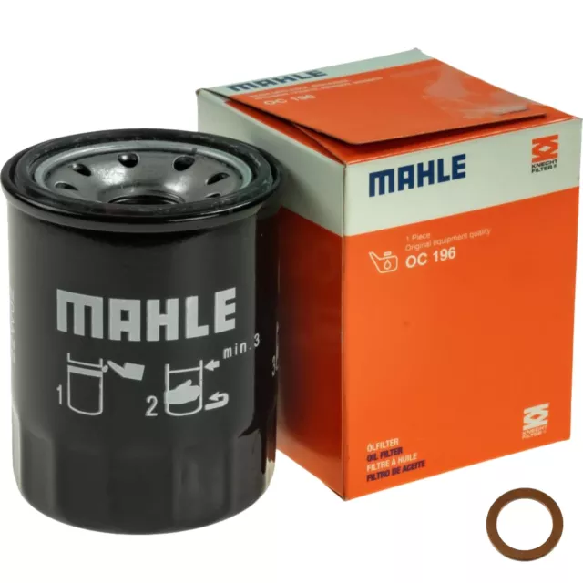 MAHLE Filtro Olio Con Guarnizione per Opel Combo 1.7 D Monterey B Corsa 1.5 Td