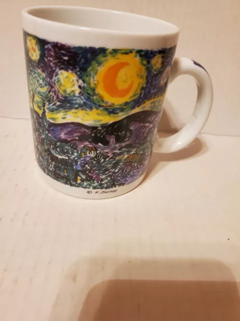 CHALEUR Master Collection Starry Night Vincent Van Gogh Mug Cup D Burrows