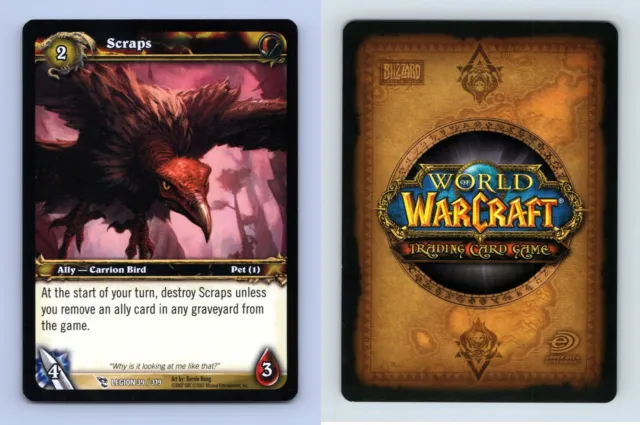 Scraps #39/319 March Of The Legion Common Warcraft 2007 TCG Card