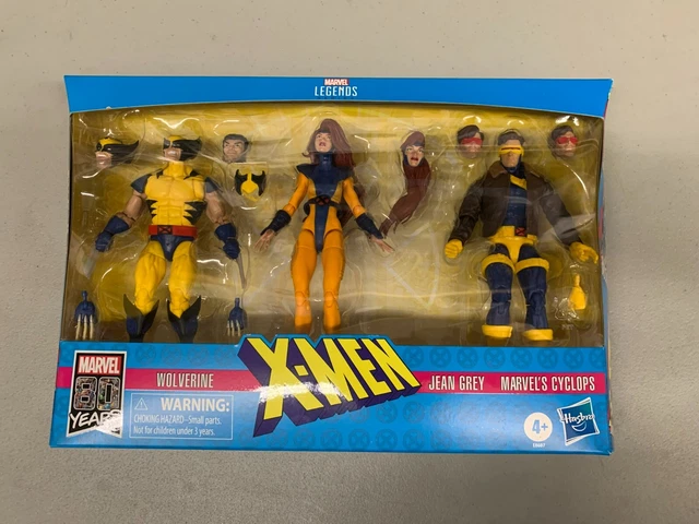 MARVEL LEGENDS X-MEN Wolverine Jean Grey Cyclops love triangle 3 pack ...