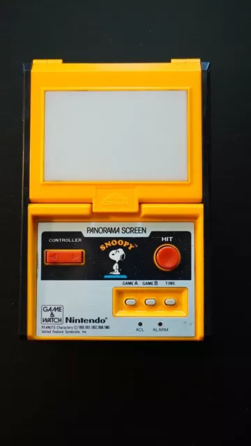 Nintendo Game & Watch Snoopy Panorama SM-91 (1983) Made in Japan