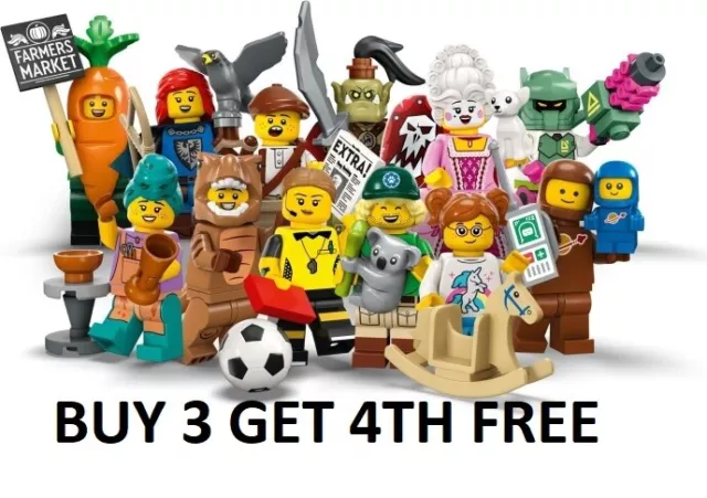 Lego Minifigures Series 24 71037 new pick choose your own BUY 3 GET 4TH FREE