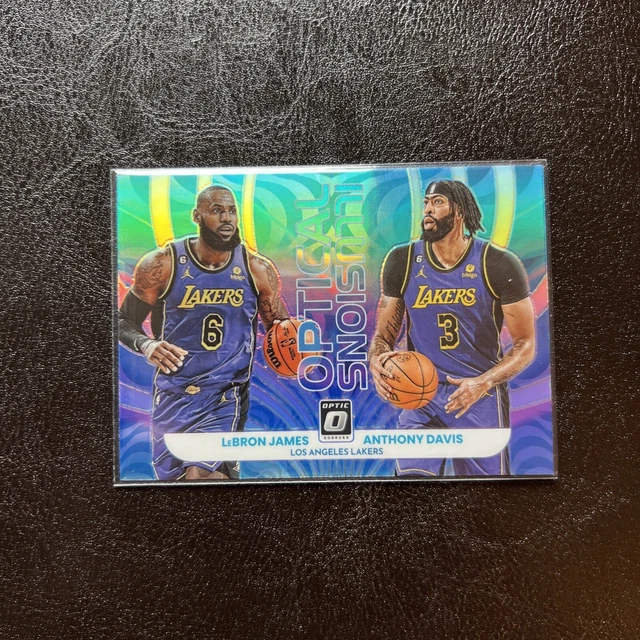 LEBRON JAMES ANTHONY Davis 202223 Optic Optical Illusions 3 Silver