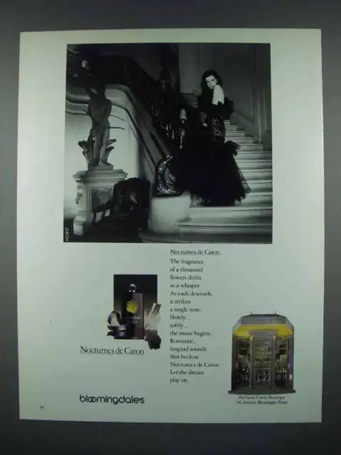 1985 Nocturnes de Caron Perfume Ad