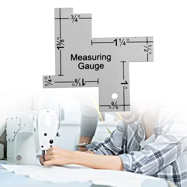 Kompaktes und tragbares multilaterales Aluminiumlineal zum Steppen und Sticken