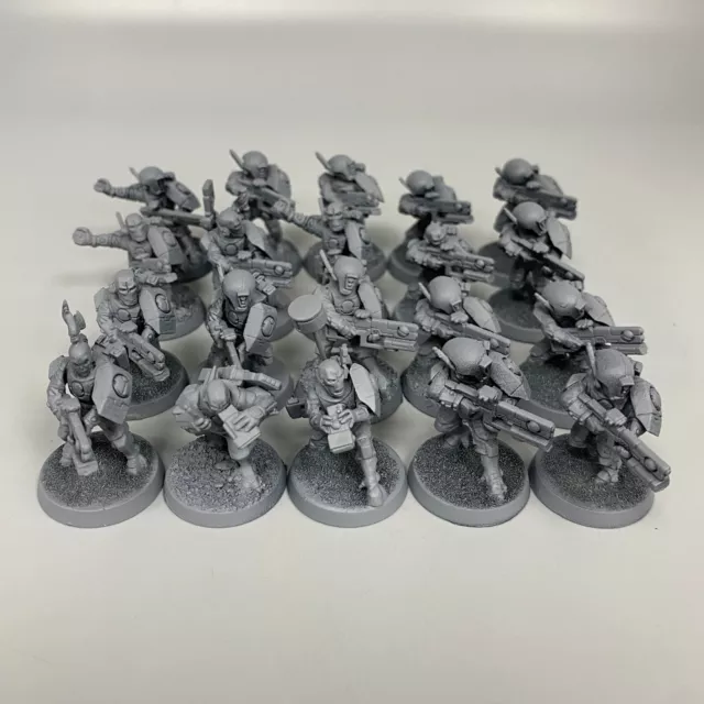 X 20 Fire Warriors Squad Unit Warhammer 40,000 Tau Empire Troops Pulse Carbines