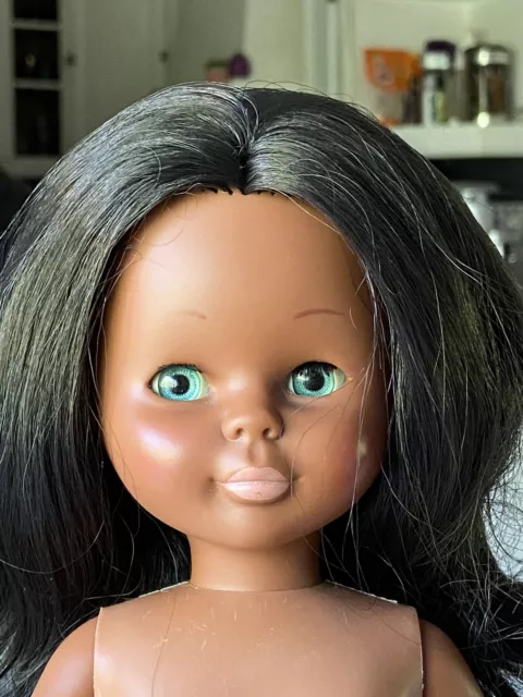 ANTIGUA MUNECA NANCY negra negrita mulata ojos margarita solo famosa EUR 320 00 PicClick FR