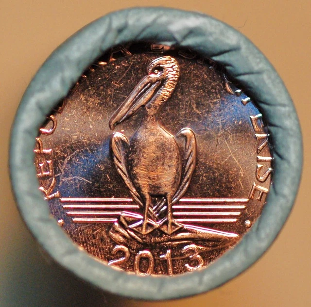 Albania 1 Lek Pelikan Roll with 50 Pieces UNC coins KM# 75a