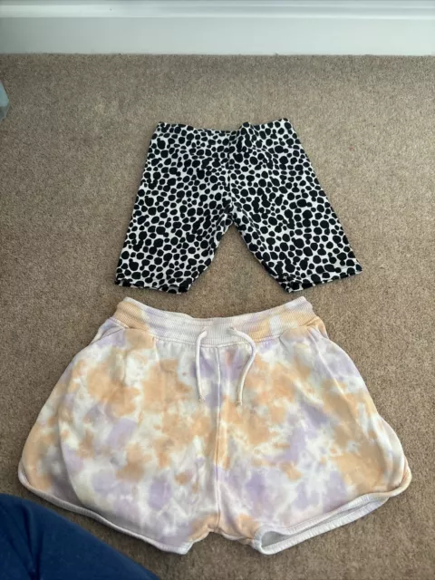 Next girls shorts x2 pairs - age 8 years