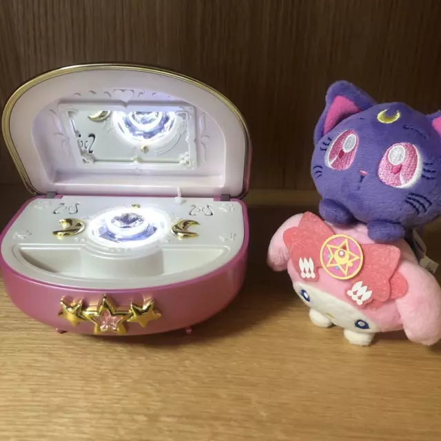 Sailor Moon Miracle Music Box & Doll Set w/o Box from Japan