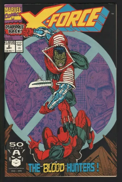 1991 September X-Force - Marvel Comic Book #2