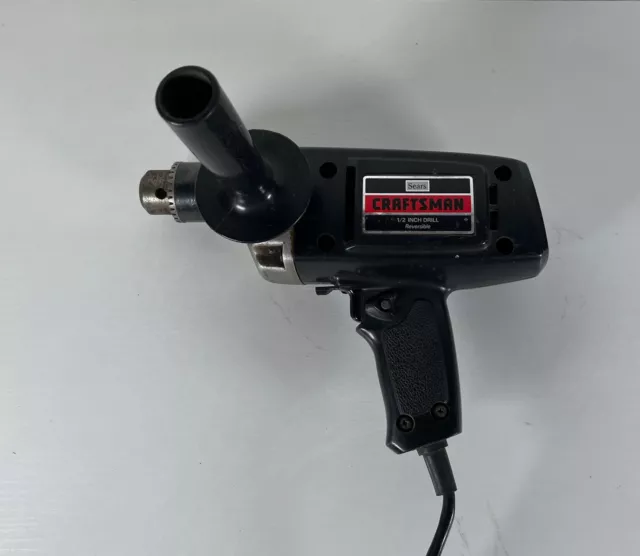 Corded Electric Drill Sears Craftsman Model 315.10270 1/2 Inch Reversible 0011