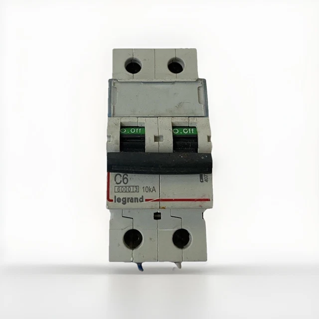 Disjoncteurs PH+N DX3 2P C10 6000A/10KA 407782 Legrand