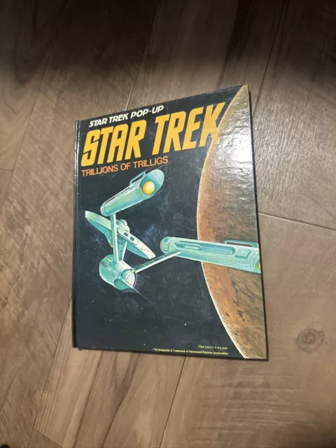 Libro emergente vintage 1977 de Star Trek - Trillones de trilligs - tapa dura