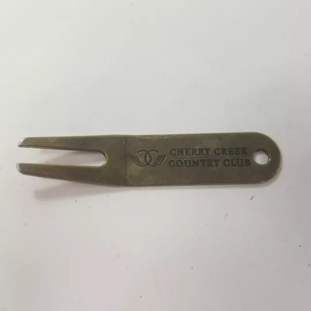 Cherry Creek Divot Tool Vintage Country Club Metal Golf