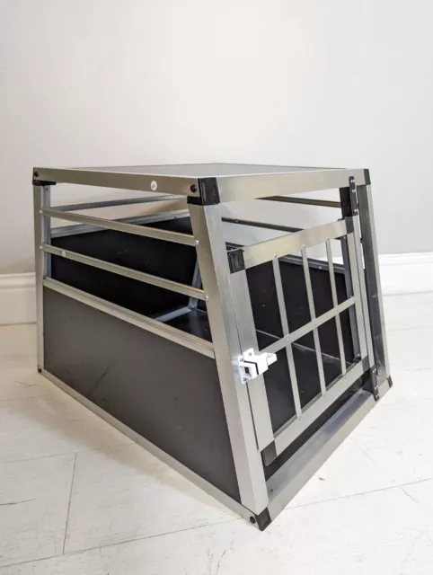 Pet Transport Cage Car Crate Aluminium Travel Box Dog  Puppy Carrier Kennel