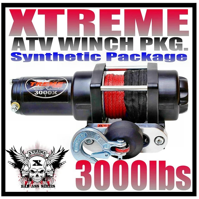 3000LB XTREME ATV WINCH SUZUKI 052018 King Quad 750 700 500 450 3000