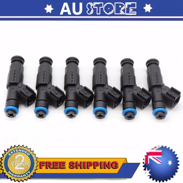 6pcs Fuel Injectors For Bosch 2004-2010 Jeep Dodge Mitsubishi 3.7L 0280158020