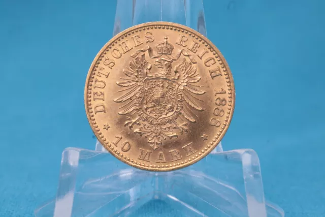 Preussen 10 Mark 1888 A Friedrich * 3,98 Gramm - 900 Gold * vz Jaeger 247 2