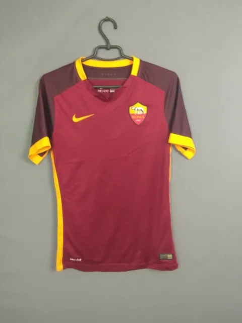 Roma Jersey Player Issue 2016 2017 Home S Shirt Maglia Mens Nike 658923-678 ig93