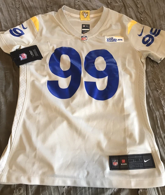 AARON DONALD Los Angeles RAMS Football NIKE Replica Women's SMALL Jersey NFL New