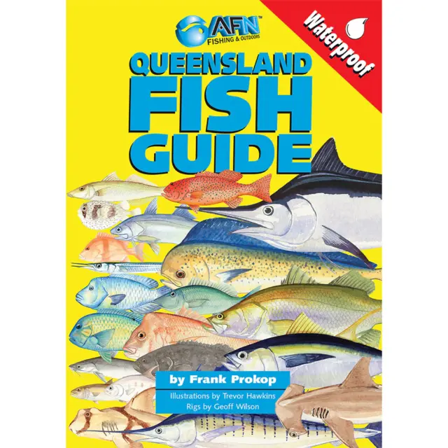 Australian Fishing Network Highly Detailed Queensland Waterproof Fish Guide