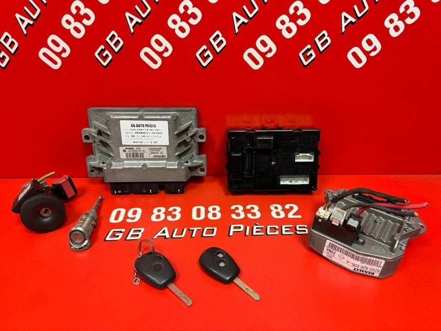 Kit Calculateur Moteur Pour Renault CLIO 2 1.4 - Référence SIEMENS S110130334A / 8200061281 - Occasion