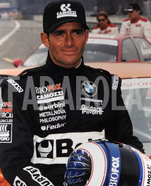 Altes Pressefoto Auto, Super Touring, Gianni Morbidelli, 2001, Druck 20 X 30 CM