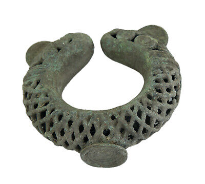 Bracelet - Shackle - Bronze - Ashanti - Ghana - Art African - 884 3
