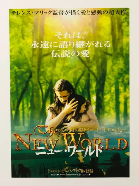 The New World Colin Farrell Q'Orianka Kilcher JAPAN CHIRASHI movie flyer poster