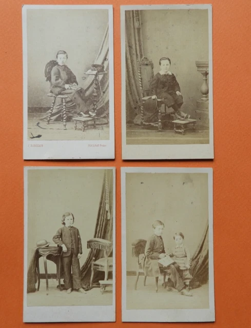 DEUX ANCIENNES PHOTOS Portrait D'un Homme Et D'une Femme EUR 10,00
