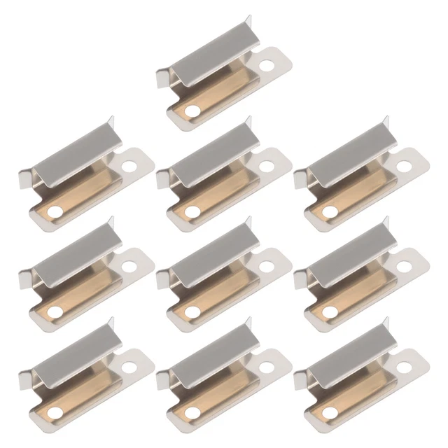 10 PCS 3D Imprimante en verre de lit en verre en acier inoxydable plate-forme de