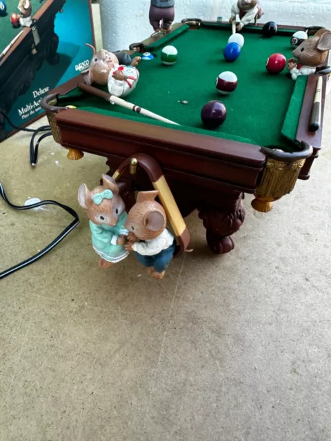 Enesco Small World Of Music On Cue Multi Action Musical Pool Table 1990 WB 3