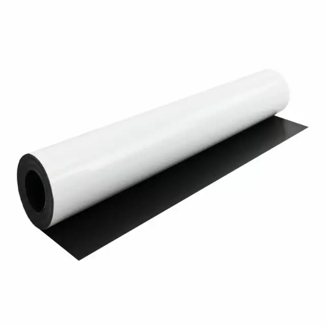 Magflex® Xtra-lite 620mm Ancho Hoja Magnética Flexible - Blanco Brillante (5m)