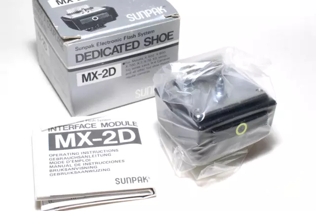 SUNPAK MX-2D Blitzadapter Minolta für DX Blitzgerät - dedicated shoe (neuwertig)