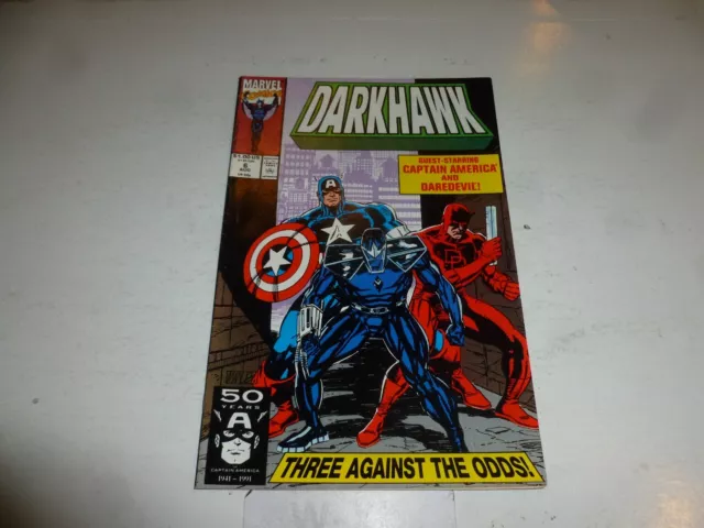 DARKHAWK Comic - Vol 1 - No 6 - Date 08/1991 - Marvel Comics