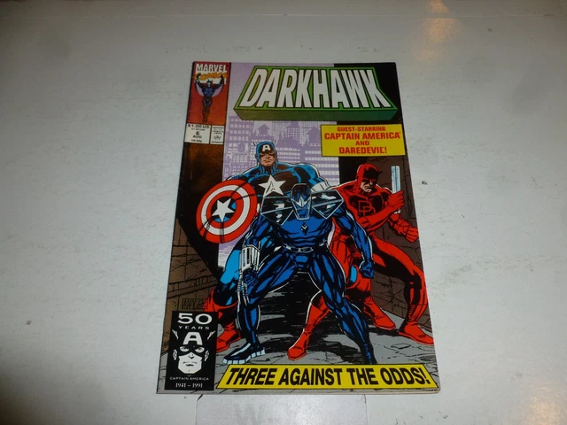 DARKHAWK Comic - Vol 1 - No 6 - Date 08/1991 - Marvel Comics
