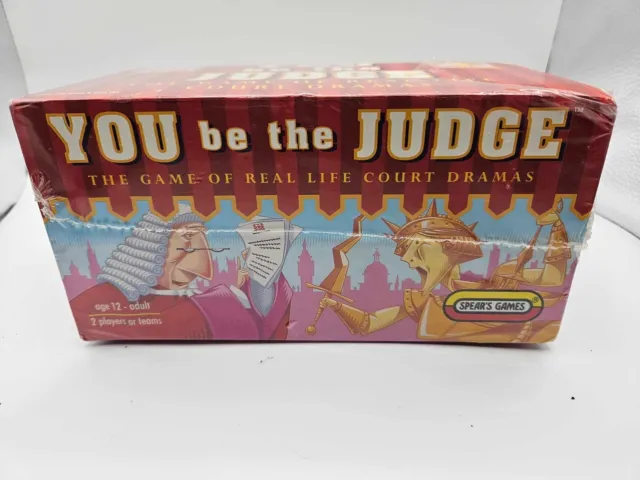 You be the Judge 1993 Spear's Games Vintage Collectable Game Brand New Sealed