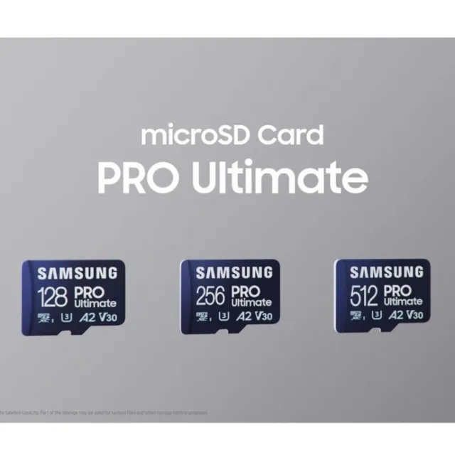 Carte mémoire SD Samsung Pro Ultimate 512 Go Bleu - Carte mémoire