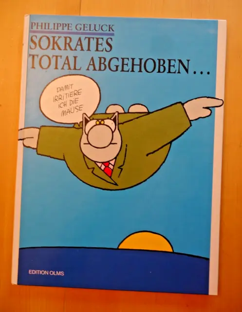 Sokrates - Total abgehoben - Comic von Philippe Geluck -1991- Edition Olms