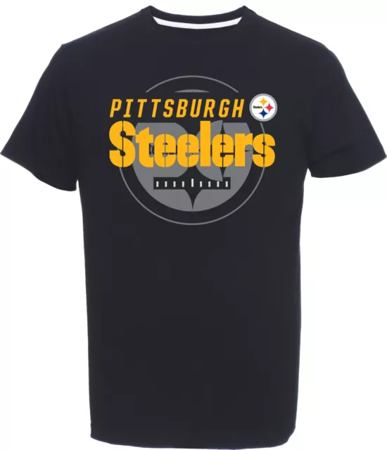 NFL Football Pittsburgh Steelers T-Shirt Tee Great Value Logo schwarz