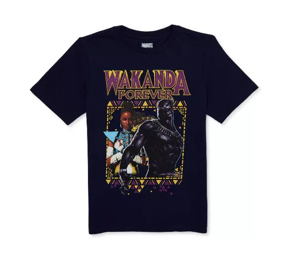 Marvel Boys Black Panther Short Sleeve Graphic Tee M (8)