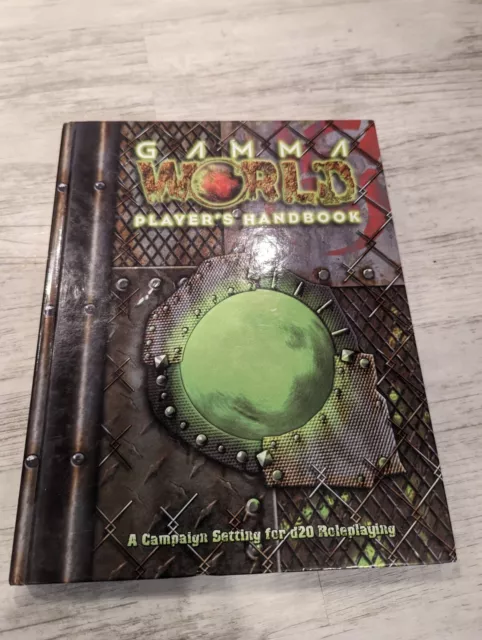 Gamma World Players Handbook WW17250 D20 Wizard of the Coast Sword & Sorcery
