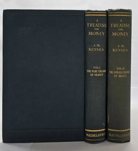 A Treatise On Money. J.M. Keynes. 2 Vol. 1930. 1st edition.