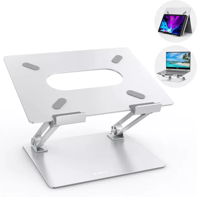 Soporte para computadora portátil y soporte elevador ergonómico aluminio portátil ajustable alta calidad